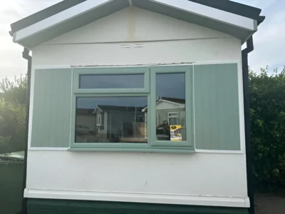 Park home drip rail installers the Midlands