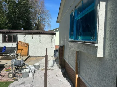 Park home exterior painting & coating experts the Midlands