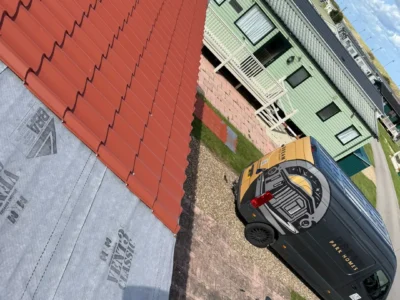 Park home roofing services the Midlands