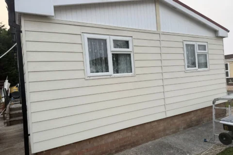 Park Home UPVC Guttering in the Midlands