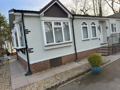 Park home skirting and drip rails experts the Midlands