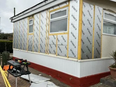 Park home insulation experts near the Midlands